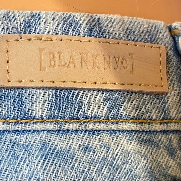 Blank NYC The Baxter Ribcage Straight Leg Denim Jeans Womens Size 27 High Rise - Picture 4 of 8